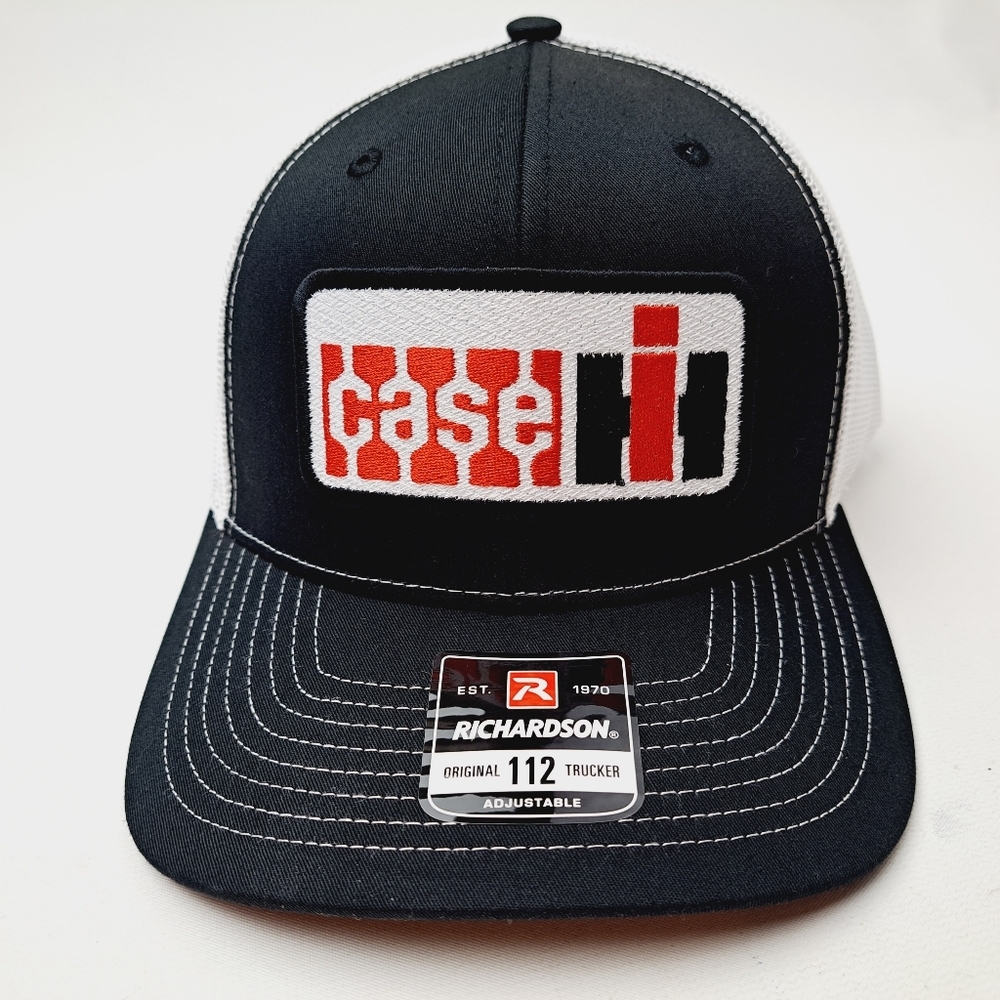 Case IH Agriculture Richardson 112 Embroidered Patch Trucker Mesh Snapba…
